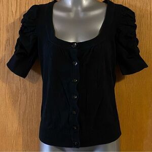 🌺3 for $30🌺Decree Button-Up Sweater with 1/2 Sleeves, size L. (S122)